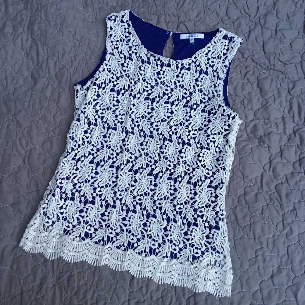 Joy & Co Lacey Tank Top